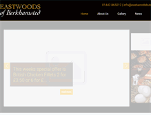 Tablet Screenshot of eastwoodsbutchers.com